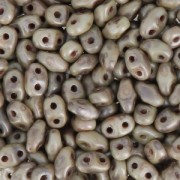 MiniDuo 2x4 mm Opaque White Travertin Dark Mat x10g|raw }}