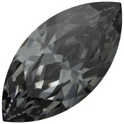 Navette PureCrystal 4210 10x5 mm - Crystal Silver Night x1|raw }}