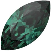 Navette PureCrystal 4210 10x5 mm - Emerald x1|raw }}