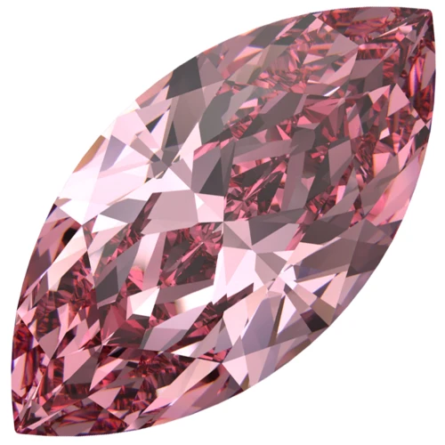 Navette PureCrystal 4210 10x5 mm - Light Rose x1