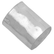 Perle tube martelé 5x4 mm - Argent 925 x1|raw }}