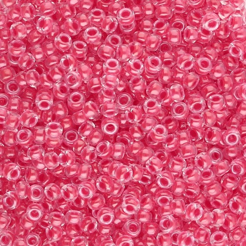 Rocaille Miyuki 11/0 226 - Dark Coral Lined Crystal x8g
