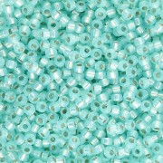 Rocaille Miyuki 11/0 571 - Dyed Sea Green Silver Lined Alabaster x8g