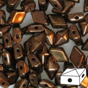 Diamonduo 2-hole 5x8 mm Dark Bronze x10g|raw }}