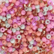 Mix de rocailles Miyuki 8/0 - Pastel Sorbet x8g