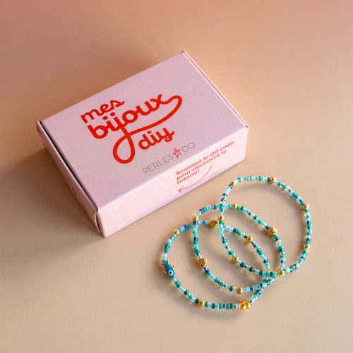 Mes bijoux DIY - Kit bracelets de perles rocailles Miyuki avec perle poisson