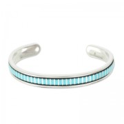 Bracelet Eco en laiton avec rebord courbé 10 mm - Doré x1