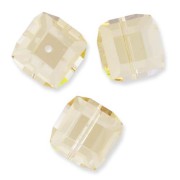 Cadeau - Cube PureCrystal 5601 12 mm - Crystal Golden Shadow x1