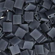 Miyuki Tila Beads 5x5x1.9 mm TL-2001 - Gunmetal Mat paquet de 100g