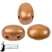 Crystal - Perles en verre Samos® par Puca® 5x7 mm - Bronze Light Copper x10g Perles en verre Samos® par Puca® 5x7 mm - Bronze Light Copper x10g