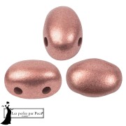 Crystal - Perles en verre Samos® par Puca® 5x7 mm - Bronze Light Rose x10g Perles en verre Samos® par Puca® 5x7 mm - Bronze Light Rose x10g
