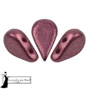 Crystal - Perles en verre Amos® par Puca® 5x8 mm - Bronze Light Plum x10g Perles en verre Amos® par Puca® 5x8 mm - Bronze Light Plum x10g