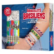 Coffrets Bracelets Bresiliens Spécial Supporters 15 échevettes & perles alphabet|raw }}