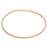 Bracelet demi-jonc 3x67 mm - Laiton brut x1