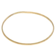 Bracelet demi-jonc 3x67 mm - Laiton brut x1