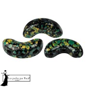 Jet - Arcos® par Puca® 5x10 mm - Enamel Green x10g Arcos® par Puca® 5x10 mm - Enamel Green x10g