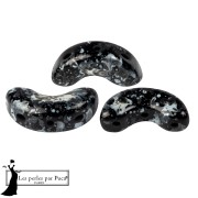 Jet - Arcos® par Puca® 5x10 mm - Enamel Grey x10g Arcos® par Puca® 5x10 mm - Enamel Grey x10g