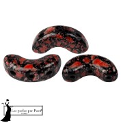 Jet - Arcos® par Puca® 5x10 mm - Enamel Red x10g Arcos® par Puca® 5x10 mm - Enamel Red x10g