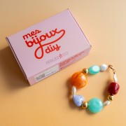 Mes bijoux DIY - Kit bracelet mix de perles vintage XXL|raw }}