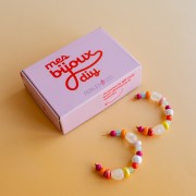 Mes bijoux DIY - Kit boucles d'oreilles avec mix de perles colorées|raw }}