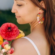 Mes bijoux DIY - Kit boucles d'oreilles avec mix de perles colorées
