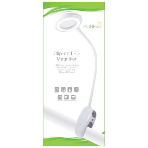 Lampe Loupe LED à clipser rechargeable PURElite x1