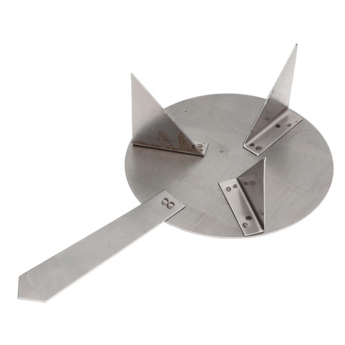Support de cuisson à griffes 84 mm pour poudre de sur-glaçure avec manche x1