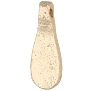 Pendentif goutte 20x7 mm - Doré light x1