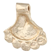 Breloque éventail ethnique 18x16 mm - Doré Light x1