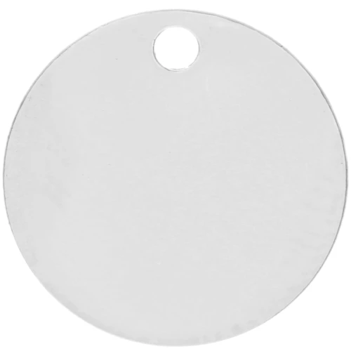 Sequin à graver 12 mm - épaisseur 0.4 mm - Argent 925 x1