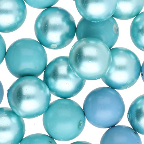 Assortiment de perles de bohème - Mix Green Blue x50g
