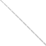 Chaine maille figaro alternée (1x3) 2.9 mm - Acier inoxydable 316L x50cm
