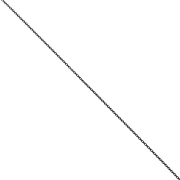 Chaîne maille Forçat 1.4 mm - Acier inoxydable 316L Noir x50cm