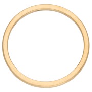 Anneau de montage et tissage cercle 29 mm - Acier inoxydable 316L Doré x1