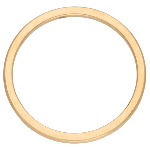 Anneau de montage et tissage cercle 29 mm - Acier inoxydable 316L Doré x1