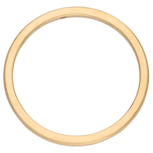 Anneau de montage et tissage cercle 29 mm - Acier inoxydable 316L Doré x1