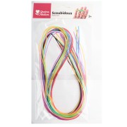 Assortiment de fils à scoubidous opaques x12