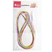 Assortiment de fils à scoubidous opaques x12