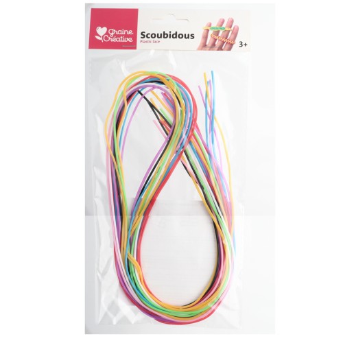 Assortiment de fils à scoubidous opaques x12