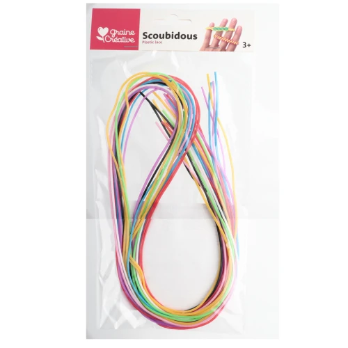 Assortiment de fils à scoubidous opaques x12