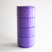 Trieur de perles de rocailles 8.5x5 cm 4 tailles - Purple x1|raw }}