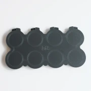 Organisateur de perles 8 emplacements de 48 mm - Dark Grey x1