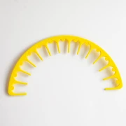 Organisateur de perles - arc de rangement - 26 cm 13 emplacements - Yellow x1
