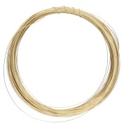 Fil laiton 0.31 mm pour création de bijoux - Laiton brut x20m