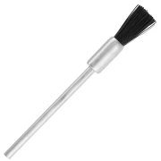 Brossette pinceau en soie noire 11x5 mm x1