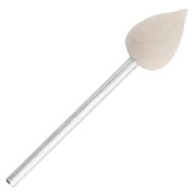 Meulette feutre forme flamme - semi-dur - 14x9 mm x1