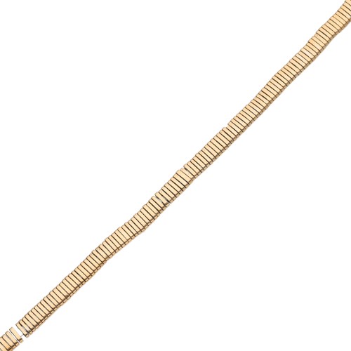 Perles plates 2 trous 5x1.2x1.9 mm imitation hématite Gold x40cm