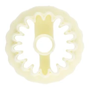 Emporte pièce fleur marguerite 20 mm by Perles and Co - Jaune pâle x1