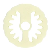 Emporte pièce fleur marguerite 20 mm by Perles and Co - Jaune pâle x1