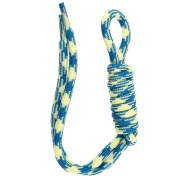 Attache paracorde pour porte clés et grigri de sac - 22 cm - Bleu - Jaune x1
